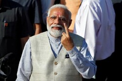 ورود انتخابات هند به فاز سوم/ مودی پای  صندوق می رود