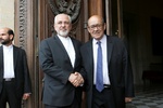وزیر خارجه فرانسه به دیدار ظریف رفت