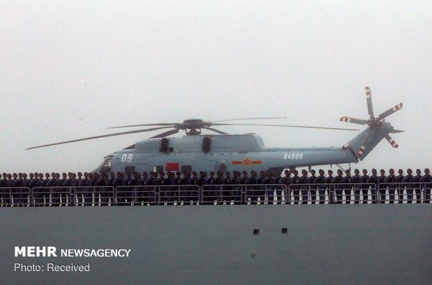 رژه نیروی دریایی چین‎