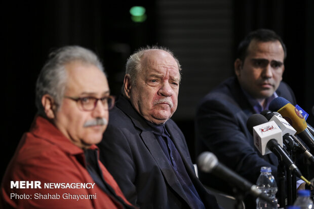 Paul Schrader's presser in Tehran
