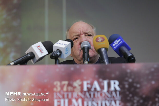 Paul Schrader's presser in Tehran
