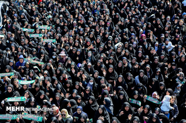 تشییع پیکر مطهر شهید مدافع حرم «مجید قربانخانی»_۲