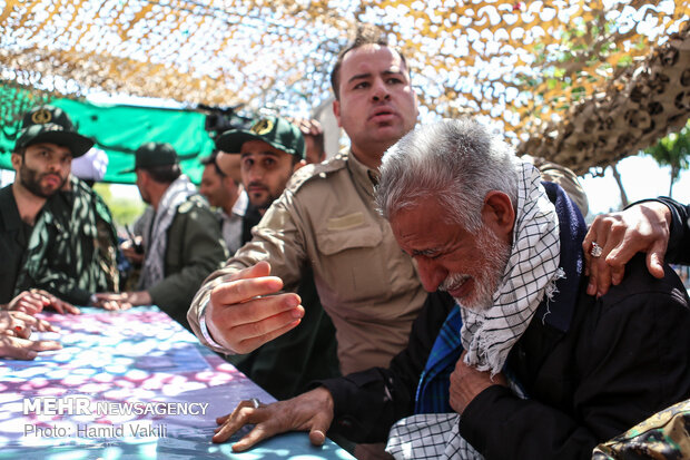 تشییع پیکر مطهر شهید مدافع حرم «مجید قربانخانی»_۲