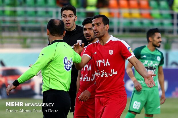 حاشیه خاصی در بازی تراکتور با پرسپولیس اتفاق نیفتاد