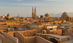 The skyline of Yazd, a UNESCO-registered city in central Iran