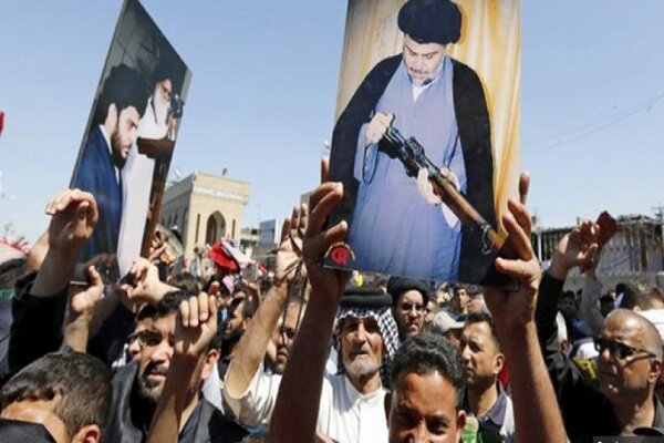 تجمع طرفداران «صدر» مقابل کنسولگری بحرین در نجف اشرف