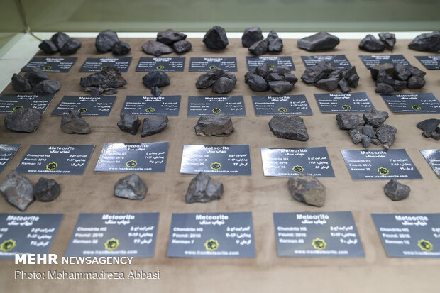 Meteorites exhibition in Tehran