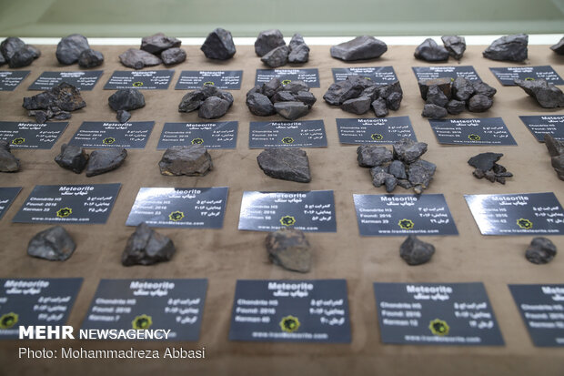 Meteorites exhibition in Tehran