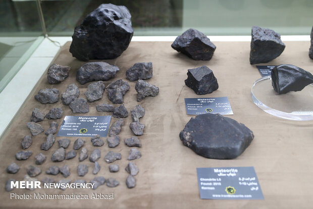 Meteorites exhibition in Tehran