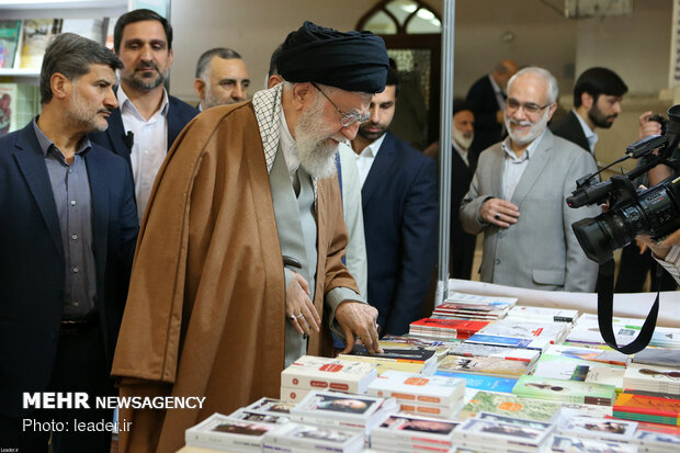 Iran's Leader visits Tehran Intl. Book Fair