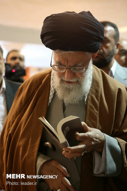 Iran's Leader visits Tehran Intl. Book Fair