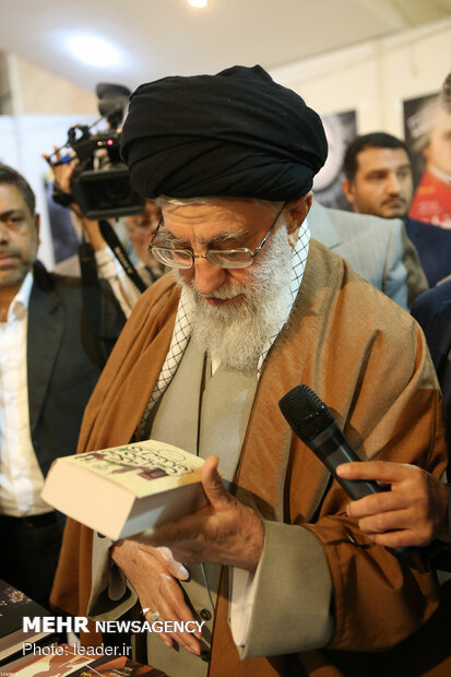 Iran's Leader visits Tehran Intl. Book Fair