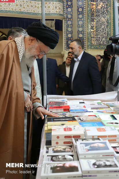 Iran's Leader visits Tehran Intl. Book Fair