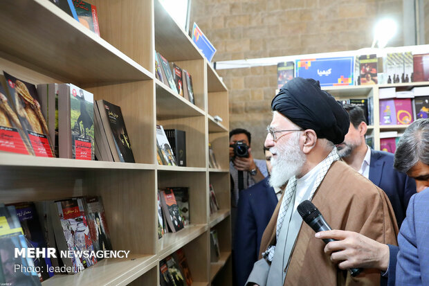 Iran's Leader visits Tehran Intl. Book Fair