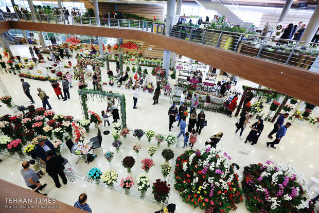 Intl. flower, plant exhibit underway in Tehran