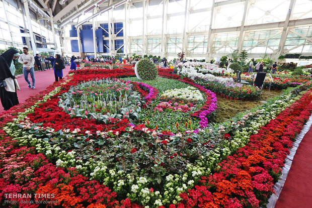 Intl. flower, plant exhibit underway in Tehran