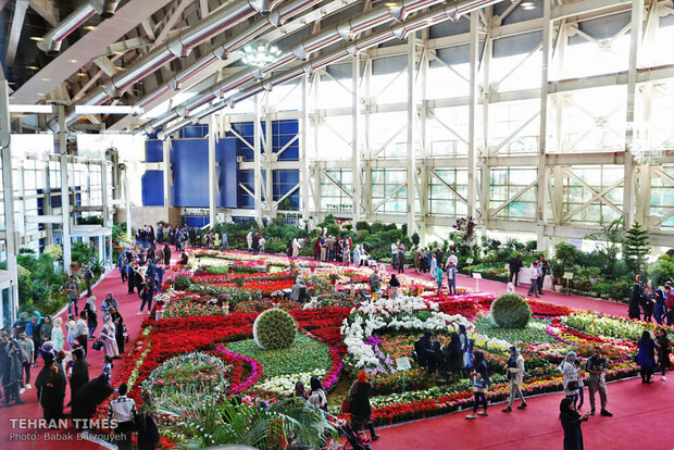 Intl. flower, plant exhibit underway in Tehran