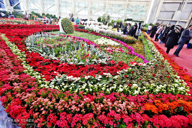 Intl. flower, plant exhibit underway in Tehran