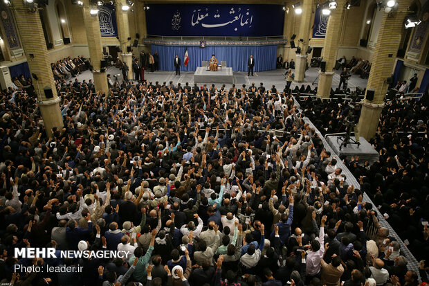 Ayatollah Khamenei’s meeting with teachers