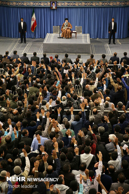 Ayatollah Khamenei’s meeting with teachers