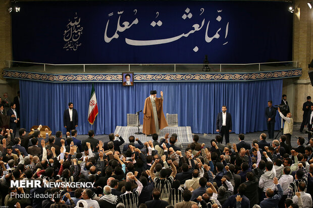 Ayatollah Khamenei’s meeting with teachers