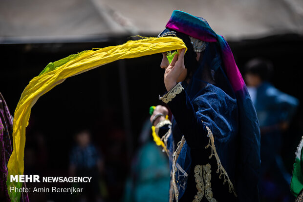 Traditional wedding ceremony of nomads in Fars province