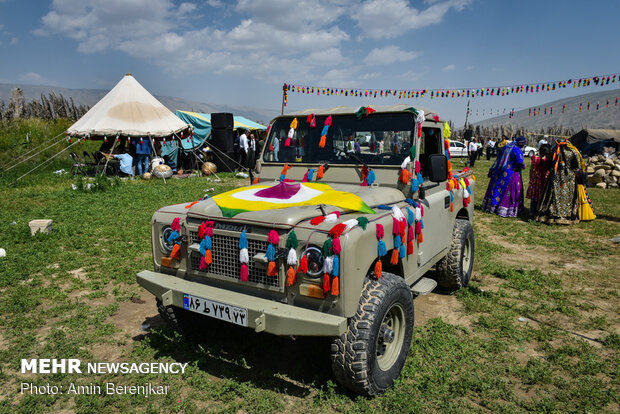 Traditional wedding ceremony of nomads in Fars province