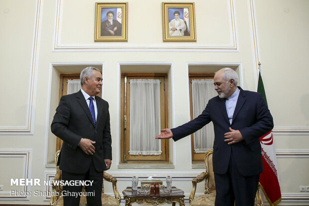 Tajikistan's new amb. submits credentials to FM Zarif