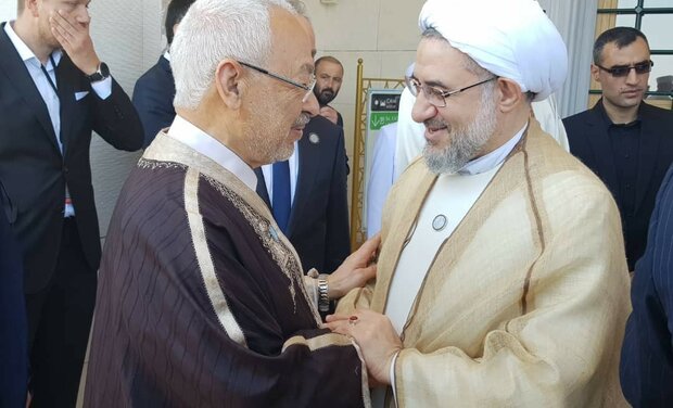 آیت الله اراکی با راشد الغنوشی دیدار کرد