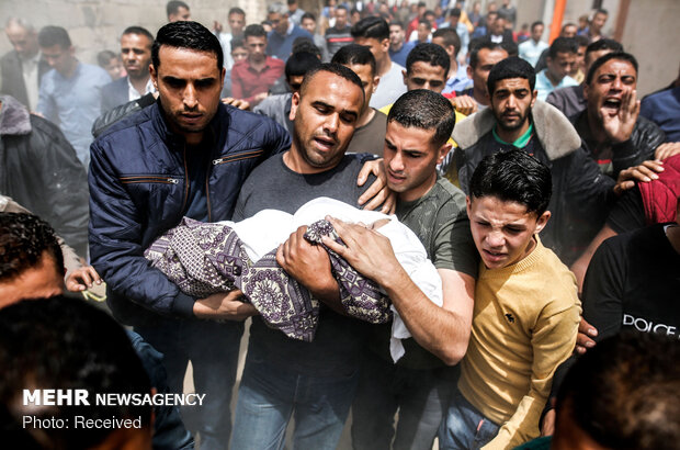 افزایش شهدای فلسطینی در حمله رژیم کودک کش صهیونیستی