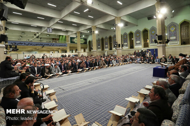محفل انس با قرآن کریم در حضور رهبر معظم انقلاب اسلامی