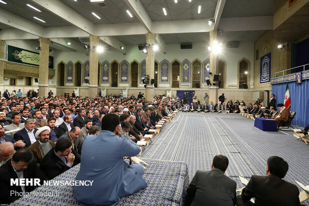 Ayatollah Khamenei attends ceremony of Quran recitation