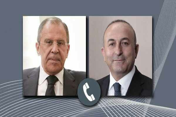لاوروف و چاوش اوغلو تلفنی درباره ادلب گفتگو کردند