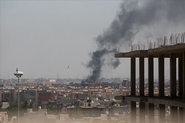 حملات هوایی ارتش ملی لیبی به شهر «مصراته»