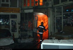 A firefighter enters a fire inside a historic bazaar of the northwestern city of Tabriz, Iran, May 8, 2019. The Historic Bazaar of Tabriz dates back 1,000 years, and has been a UNESCO World Heritage Site since 2010 and was mentioned by Marco Polo when he travelled the Silk Road in the Middle Ages.
