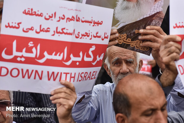 Rallies in support of Iran’s recent JCPOA decision: in Mashhad, Shiraz