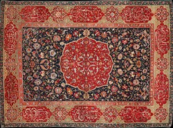 Mihrab rugs on show in Tehran