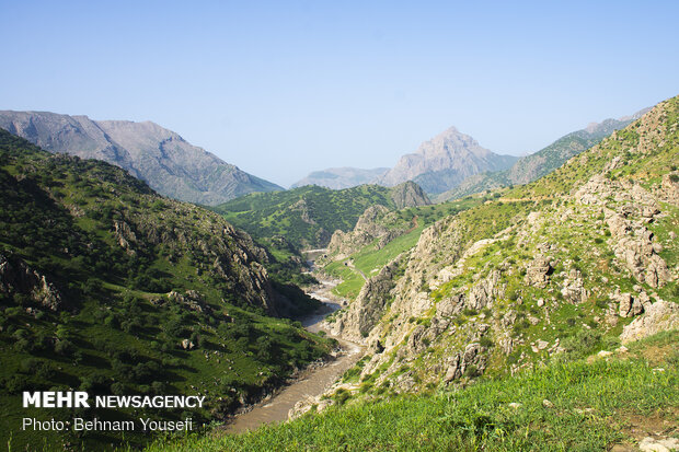 Azgen wetland in Lorestan province