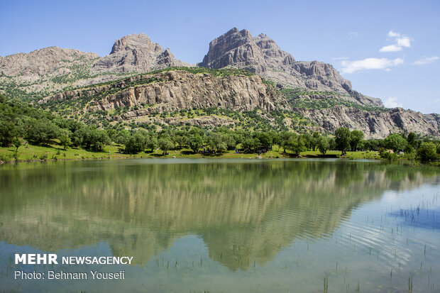 Azgen wetland in Lorestan province