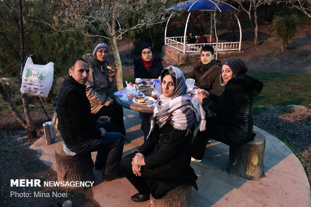 وجبات افطار متواضعة في ايران