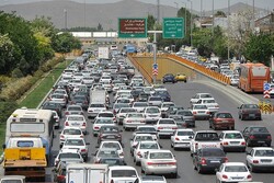 ترافیک نیمه سنگین در کمربندی‌های ورودی به شهر مشهد