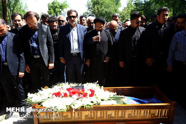 Funeral ceremony of singer Behnam Safavi