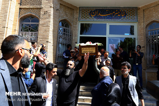Funeral ceremony of singer Behnam Safavi