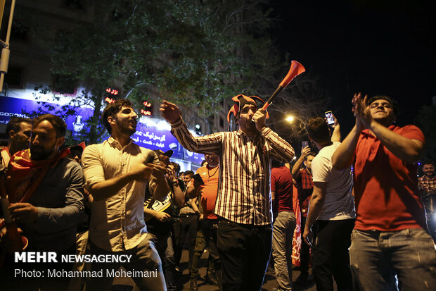 Persepolis fans celebrate 12th IPL crown
