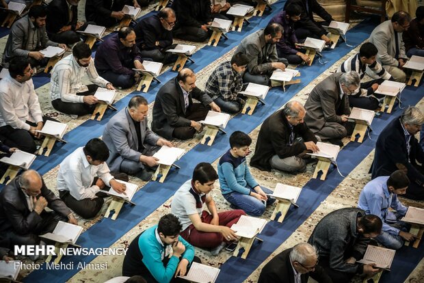 مراسم جمع خوانی قرآن کریم در حسینیه اعظم زنجان برگزار می شود