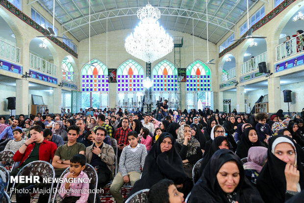 جشن گلریزان آزادی زندانیان جرایم غیرعمد در روستای منشاد یزد