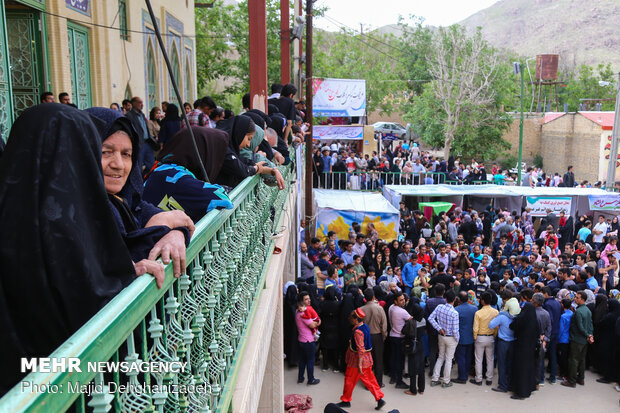 Damask rose festival in Yazd