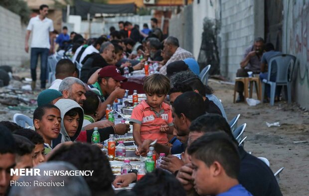 Gazze'de iftar