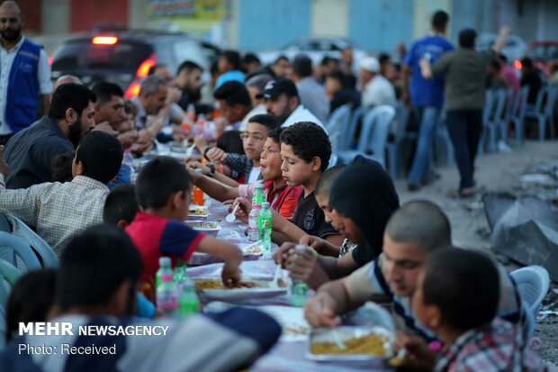 Gazze'de iftar