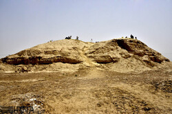 A view of the Burnt City, a UNESCO-registered archaeological site in southeast Iran.
